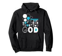 I'm Just Out Here Trusting God Christian Jesus Bible Quotes Pullover Hoodie