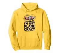 I'm Just Plane Crazy for Pilots and Aviation Lovers Pullover Hoodie