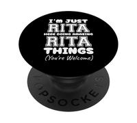 I'm Just Rita Here Doing Awesome Rita Things PopSockets Adhesive PopGrip