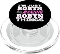 I'm Just Robyn Here Doing Amazing Robyn Things PopSockets PopGrip for MagSafe