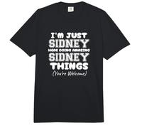 I'm Just Sidney Here Doing Amazing Sidney Things Comfort Colors Adult Heavyweight T-Shirt