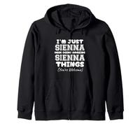 I'm Just Sienna Here Doing Amazing Sienna Things Zip Hoodie