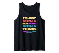 I'm Just Sonja Doing Sonja Things You're Welcome Tank Top