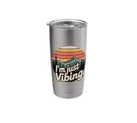 I'm Just Vibing Chill Mood Aesthetic - Stainless Steel Insulated Tumbler