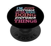 I'm Just Victoria Over Here Doing Victoria Things Name PopSockets Adhesive PopGrip