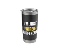 I'm Just Wired Different Electrical Engineering for Linemen Stainless Steel Insulated Tumbler