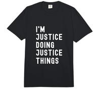 I'm Justice Doing Justice Things Comfort Colors Adult Heavyweight T-Shirt