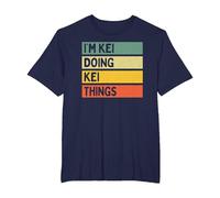 I'm Kei Doing Kei Things Funny Personalized Quote T-Shirt, Men's Big and Tall, Navy Blue, 3X Tall