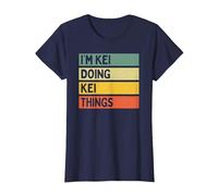 I'm Kei Doing Kei Things Funny Personalized Quote T-Shirt, Women, Navy Blue, 3X-Large