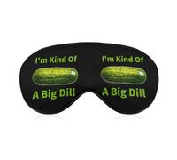 I'm Kind of A Big Dill Funny Eye Mask for Sleep with Adjustable Strap Blocks Light Eye Shade Cover