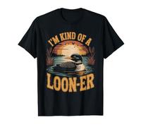 I'm Kind of a Loon-er Common Birdwatching Lake Value Graphic T-Shirt