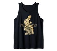 I'm Late - Alice In Wonderland White Rabbit - I'm Late! Tank Top