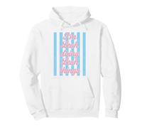 I'm Leah Doing Leah Things Cute Girl's Stripe Pullover Hoodie