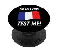 I'm Learning French! Funny French Language Student PopSockets Adhesive PopGrip