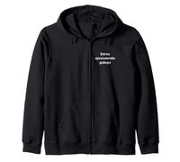 "I'm Learning Galician" Funny Galician Words Zip Hoodie