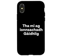 "I'm Learning Scottish Gaelic." Funny Language Case for iPhone X/XS