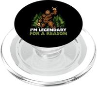 I'm Legendary For A Reason Bigfoot Rock On Sasquatch Forest PopSockets PopGrip for MagSafe