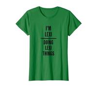 I'm Lexi - Doing Lexi Things | Funny - First Name - T-Shirt, Women, Kelly Green, 3X-Large