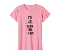 I'm Lexi - Doing Lexi Things | Funny - First Name - T-Shirt, Women, Pink, 3X-Large