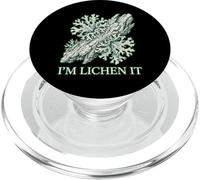 Im Lichen It Funny Botany Foraging Nature Pun Graphic PopSockets PopGrip for MagSafe