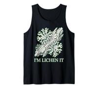 Im Lichen It Funny Botany Foraging Nature Pun Graphic Tank Top
