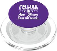 I'M Like 12 People Packed In One Body Spin The Wheel PopSockets PopGrip for MagSafe