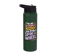 I'm Like 12 People Packed in One Body Spin The Wheel Stainless Steel Insulated Water Bottle