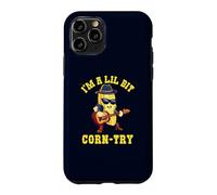 I'm Lil Bit Corn-try Funny Corn Pun Country Music Cowboy Case for iPhone 11 Pro