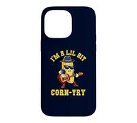 I'm Lil Bit Corn-try Funny Corn Pun Country Music Cowboy Case for iPhone 14 Pro Max