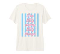 I'm Lily Doing Lily Things Cute Girl's Stripe Premium T-Shirt