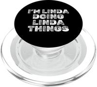 I'm Linda Doing Linda Things Sarcastic Funny Name PopSockets PopGrip for MagSafe