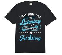I'm Listening My Head Jet Ski Water Sports Rider Jet Skiing Comfort Colors Adult Heavyweight T-Shirt