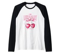I'm Literally God's Girl Raglan Baseball Tee