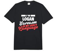 I'm Logan Sarcasm Language Saying Funny Logan Name Comfort Colors Adult Heavyweight T-Shirt