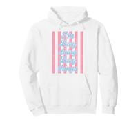 I'm Lucy Doing Lucy Things Cute Girl's Pink Stripe Pullover Hoodie