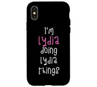 I'm Lydia doing Lydia things. Cute personalized slogan for Case for iPhone X/XS