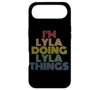 I'm Lyla Doing Lyla Things Retro Rainbow Name Design Case for iPhone Air