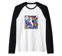 Im Majestic Rainbow Unicorn Raglan Baseball Tee