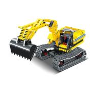 iM.Master STEM Academy: Mechanical Master: 2-in-1 - Excavator & Robot - 342pcs - Brick Model Vehicle, 2 Configurations, Building Blocks Activity Set