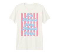 I'm Melanie Doing Melanie Things Cute Girl's Pink Stripe Premium T-Shirt