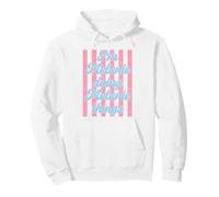 I'm Melanie Doing Melanie Things Cute Girl's Pink Stripe Pullover Hoodie