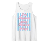 I'm Melanie Doing Melanie Things Cute Girl's Stripe Tank Top