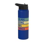 I'm Miki Doing Miki Things Funny Personalized Quote Stainless Steel Insulated Water Bottle
