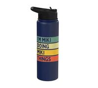 I'm Miki Doing Miki Things Funny Personalized Quote Stainless Steel Insulated Water Bottle