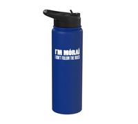 I'm Morai I Don't Follow The Rules Irish Grandmother Funny Stainless Steel Insulated Water Bottle