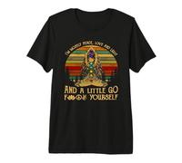 I'm Mostly Peace Love and Light and A Little Go Yoga Premium T-Shirt