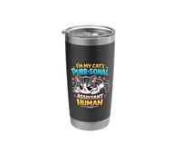 IM My Cat's Purr SONAL Assistant Human Stainless Steel Insulated Tumbler