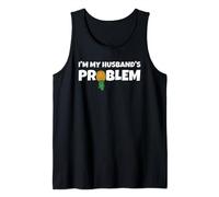 I'm My Husband's Problem Pineapple Swinger Matching Women Tank Top