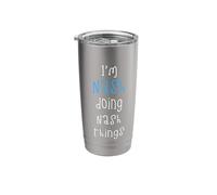 I'm Nash Doing Nash Things. Funny Name Design for Boys, Stainless Steel Insulated Tumbler