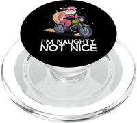 I'm Naughty Not Nice Christmas Work Party PopSockets PopGrip for MagSafe